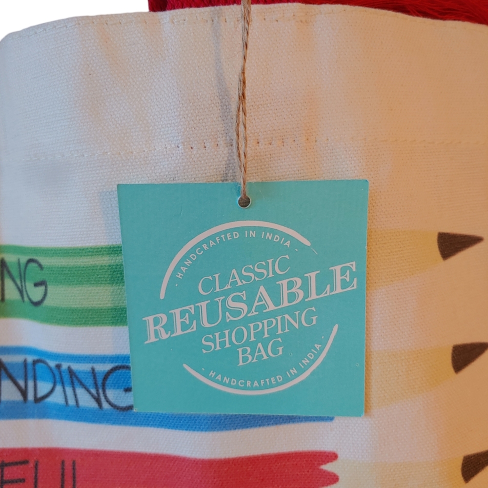Classic Reusable Shopping Bag for Teacher - Picture 5 of 6